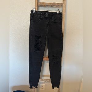 American Eagle “next level stretch” ripped jeans